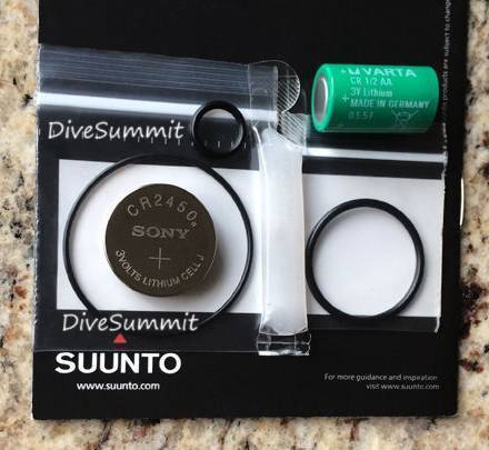 Premium Battery replacement kit for suunto  D4 dive computer. 