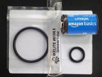 Battery kit for Suunto DP173 transmitter – includes replacement battery, O-ring, and lubricant for maintenance