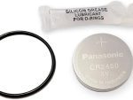 Battery Kit for Tusa Element IQ-650 and Element II IQ-750 Dive Computers — includes replacement battery, O-ring, and lubricant for reliable waterproof performance and extended dive computer life.
